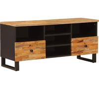 Meuble TV Marron 100 x 33 x 46 cm Bois de mangue massif
