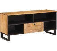 Meuble TV Marron 100 x 33 x 46 cm Bois de mangue massif