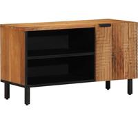 Meuble TV Marron 80 x 33 x 46 cm Bois de mangue massif