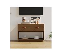 VidaXL Meuble TV - Marron miel