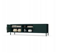 Meuble TV Métal XL Jan Nowak ROSARIA Vert Bouteille 170x40x50 cm