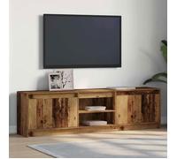vidaXL Unites TV 2 pcs Marron 180 x 34 x 50 cm Bois d'ingénierie, Meuble TV mural moderne, console rectangulaire, étagère flottante gain de place pour le salon