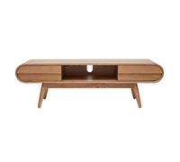 Meuble TV scandinave en bois clair 2 tiroirs L150 cm BALTIK