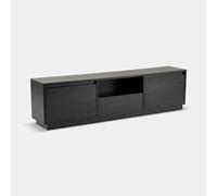 Meuble TV Vanguard - Bois, Noir 160 x 42 x 29,5