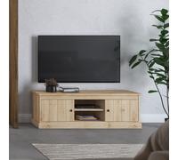 Meuble TV moderne en bois 2 portes VALENTINE