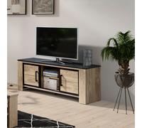 Meuble TV moderne en bois style industriel OLIVE