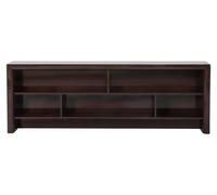 Meuble TV moderne marron Étagères design en bois Commode élégante