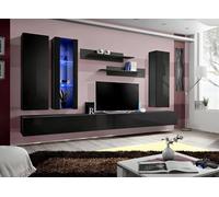 Meuble TV Moderne Mural Etagère Salon Design Aménagement Meuble Mural
