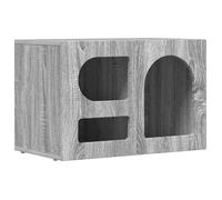 Meuble TV moderne - vidaXL - Gris Sonoma - Bois d'ingénierie - 60x35x40 cm - 3 étagères - Assemblage requis