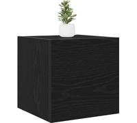 Meuble TV mural 2 pcs Chêne noir 30,5 x 30 x 30 cm