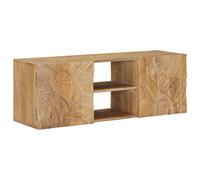 vidaXL Meuble TV mural avec étagère avec stockage 100 x 30 x 35 cm
