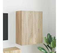 vidaXL Meuble TV mural Blanc 59,5 x 31 x 100 cm Bois d'ingénierie