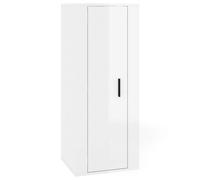 Meuble TV mural Blanc brillant 40x34,5x100 cm