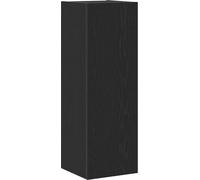 Meuble TV mural Chêne noir 30,5 x 30 x 90 cm Bois d'ingénierie