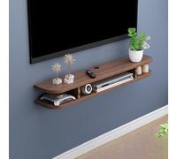 Meuble TV mural flottant avec console Sto Ma en bois pour salon et chambre à coucher Étagère flottante sous la télévision