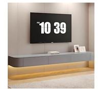 Meuble TV Mural | Meuble TV Suspendu | Avec Tiroirs Et Support De Fixation | Pour Meuble De Rangement Sous Le Téléviseur(200CM)