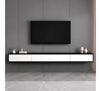 Meuble TV mural moderne 120240 cm, centre de divertissement blanc pour salon et bureau, étagère TV élégante avec rangement, console TV flottante élégante, 120 x 20 cm