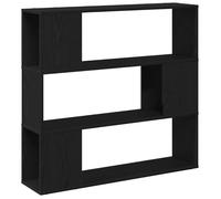 vidaXL Ensemble Meuble TV Montage Mural Chêne Noir 100 x 24 x 94 cm, Rangement pour Salon, Meuble TV rectangulaire, cabane Murale Moderne, unité compacte, mobilier d'intérieur