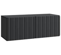 Meuble TV mural Noir 78,5 x 31 x 30 cm Bois d'ingénierie