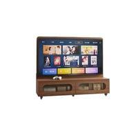 Meuble TV Mural Suspendu Meuble TV Mobile, Combinaison de Table Basse, Salon Minimaliste Moderne, mobilier Chambre à Coucher Centre multimédia(Bruin)
