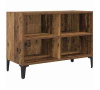 Meuble TV mural - vidaXL - 69,5x30x50 cm - Marron - Bois d'ingénierie - Étagères en planches - Design rectangulaire