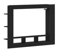 Meuble TV mural - vidaXL - Chêne noir - 152x22x113 cm - Design moderne - Rangement spacieux - Finition mate