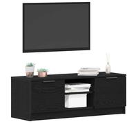 Meuble TV - MVS - Table de Télévision,unité TV, Chêne noir 102 x 32 x 35.5cm - bois d'ingénierie 525830