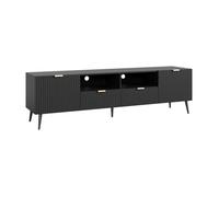 Meuble TV Nand 180 x 40 x 51 cm noir