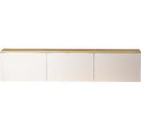 Meuble TV Neon - Blanc v2, Chêne 160 x 35 x 32