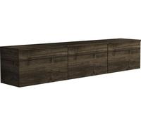 Meuble TV en bois "Neon" 160 x 32 x 35 cm - Noyer
