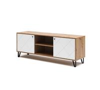Meuble tv Nizza, 150x55.2cm, Chêne Artisan, Vicco 40254