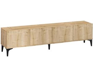 Meuble TV Nora - Saphir, Chêne 180 x 50 x 35