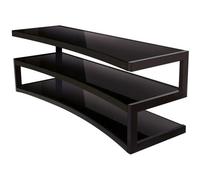 Meuble TV NORSTONE Esse Curve noir laqué/noir 32-60 P