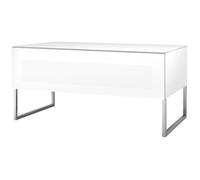 Meuble TV - Norstone - Khalm Blanc Version B - Contemporain - Rectangulaire - Mélamine