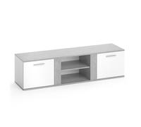 Vicco Meuble TV Novelli, Béton, 155x41cm, pour Une Utilisation comme Meuble TV avec Plusieurs Surfaces de Rangement