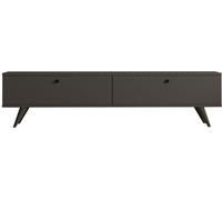 Meuble TV Paris - Anthracite 160 x 40 x 25