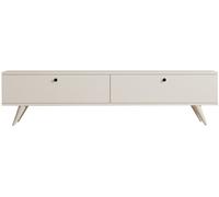 Hanah Home Meuble TV Paris – Blanc – 160 x 40 x 25 cm