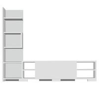 Meuble TV Pera - Blanc 160 x 120 x 29,5