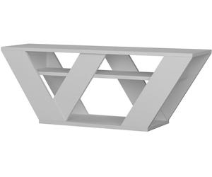 Meuble TV Pipralla - Blanc 110 x 40 x 30
