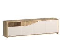 Meuble TV - POEM - Sable - 203,9 x 42 x 55,8 cm