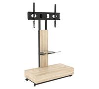 Meuble TV, réglable en hauteur, adapté aux téléviseurs de 32 à 75 pouces, 80 x 40 cm