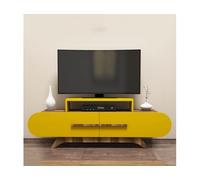 Meuble TV Rose - Noyer, Jaune 145 x 49,8 x 36,8