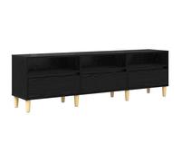 vidaXL Meuble TV Chêne noir 150 x 30 x 45 cm Bois d'ingénierie