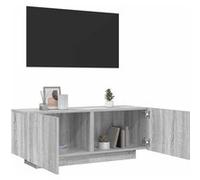 Meuble TV Sonoma gris 100x35x40 cm Bois d ingénierie Gris G