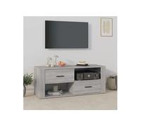 Meuble TV Sonoma gris 100x35x40 cm Bois d'ingénierie823105