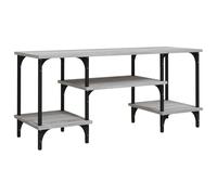 Meuble TV sonoma gris 102x35x45,5 cm bois d'ingénierie