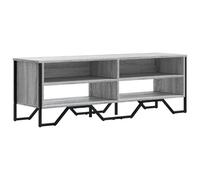 Meuble TV sonoma gris 122x34x41 cm bois d'ingénierie