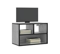 vidaXL Meuble TV Sonoma gris 60 x 31 x 39,5 cm Bois d'ingénierie et métal 848917