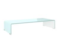 Meuble TV/Support pour moniteur 70x30x13 cm verre vert