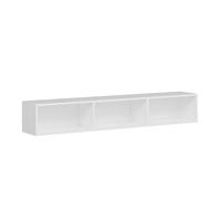 Meuble TV suspendu en bois "Rigel" - 180 x 32 x 30 cm - Blanc